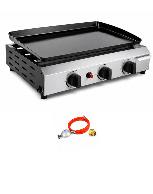 Plancha Gaz 3 Brûleurs La Conviviale
