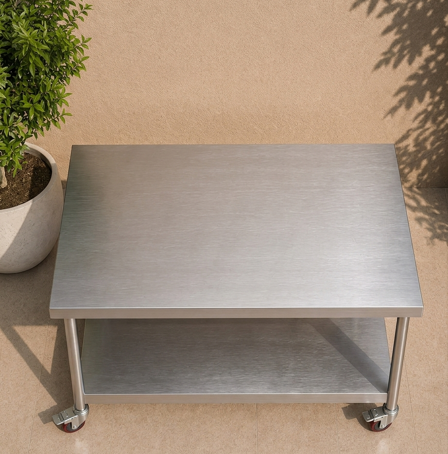 Chariot Plancha Inox 60x91cm